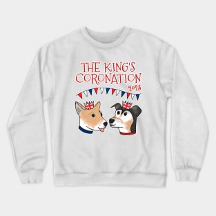 The Kings Coronation 2023 Dogs UK Flag Crewneck Sweatshirt